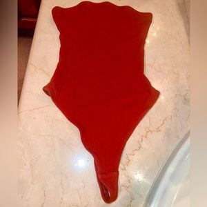 Rust Tube bodysuit Urban Outfitters
